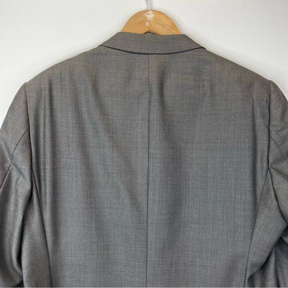 Vitale Barberis Canonico Wool two button blazer gray - 42 - Picture 7 of 12